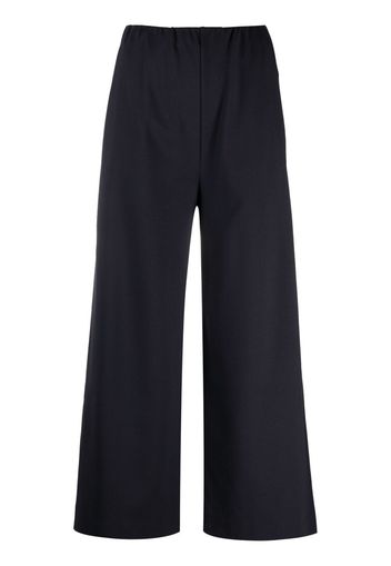 Harris Wharf London wide-leg cropped trousers - Blu