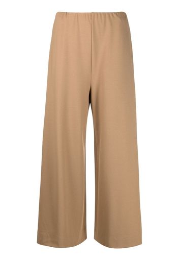 Harris Wharf London wide-leg cropped trousers - Marrone