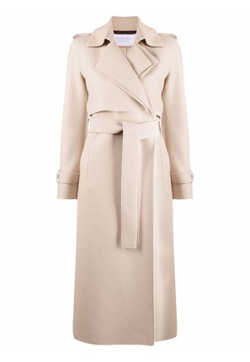 Harris Wharf London belted-waist wool trench coat - Toni neutri