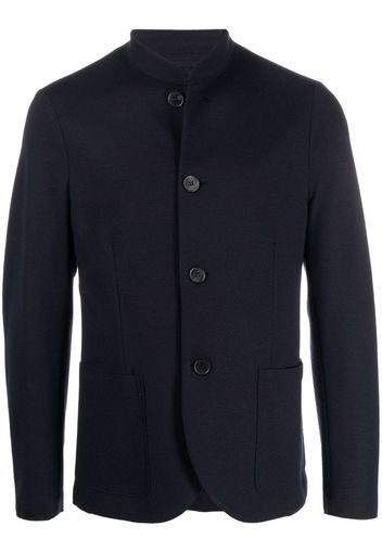 Harris Wharf London stand-up collar wool blazer - Blu