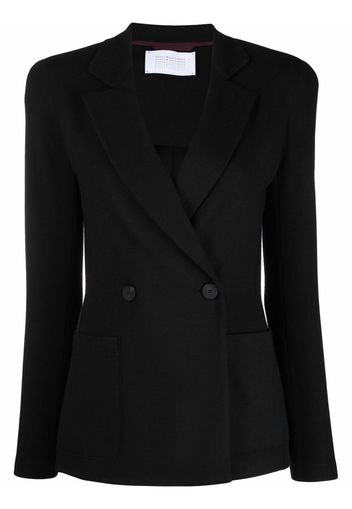 Harris Wharf London double-breasted virgin wool blazer - Nero