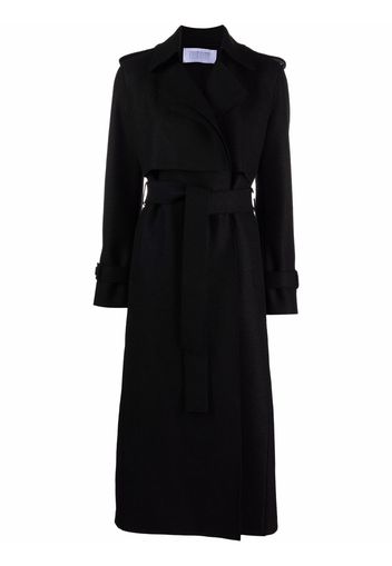 Harris Wharf London Long belted trench coat - Nero