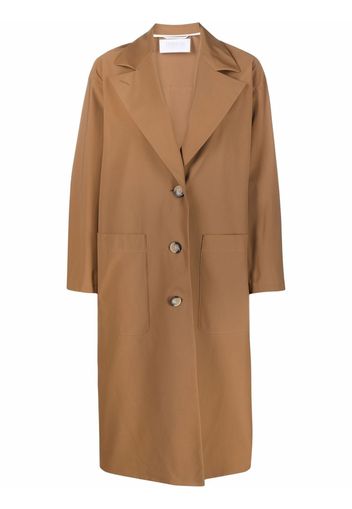 Harris Wharf London single-breasted coat - Marrone