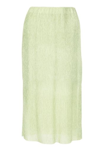 Harris Wharf London double-vent pencil skirt - Verde