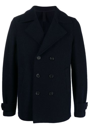 Harris Wharf London double-breasted button-fastening peacoat - Blu