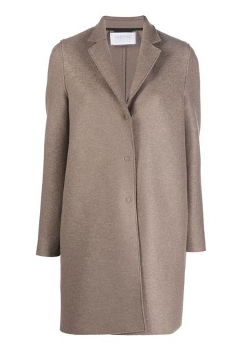 Harris Wharf London single-breasted virgin wool coat - Marrone