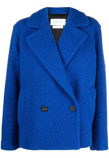 Harris Wharf London double-breasted fitted coat - Blu