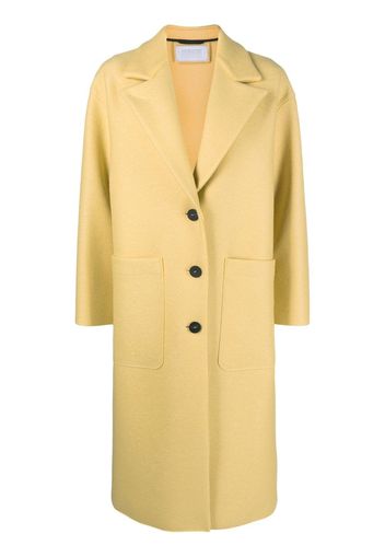 Harris Wharf London single-breasted wool coat - 211 CUSTARD