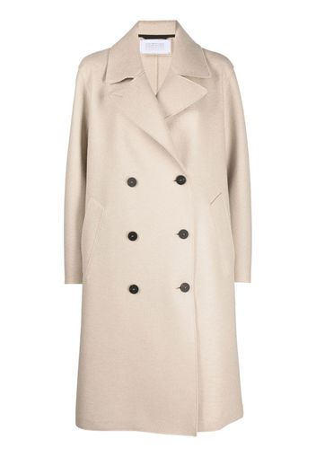 Harris Wharf London front double-breasted fastening coat - Toni neutri