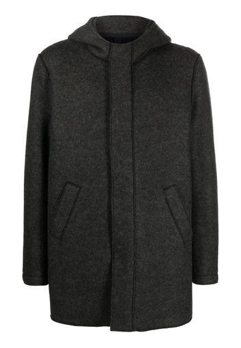 Harris Wharf London hooded wool coat - Grigio