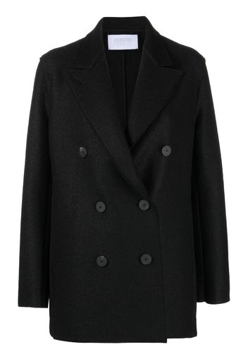 Harris Wharf London double-breasted wool blazer - Nero