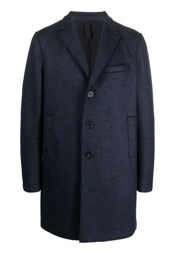 Harris Wharf London single-breasted overcoat - Blu