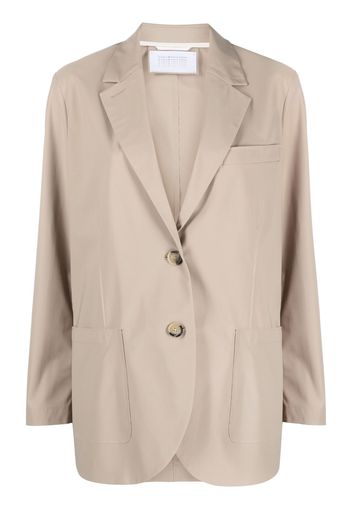 Harris Wharf London boyfriend travel blazer - Toni neutri