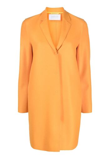 Harris Wharf London concealed-fastening coat - Arancione