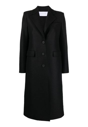 Harris Wharf London single-breasted buttoned wool coat - Nero