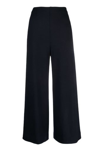 Harris Wharf London wide-leg high-waist wool trousers - Blu