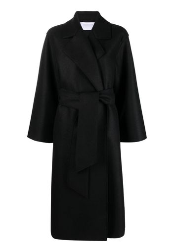 Harris Wharf London belted virgin-wool long coat - Nero