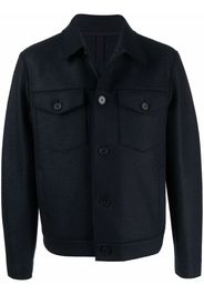 Harris Wharf London felted virgin wool jacket - Blu