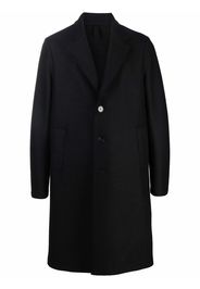 Harris Wharf London notched-lapels single-breasted coat - Nero