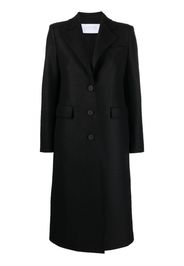 Harris Wharf London single-breasted buttoned wool coat - Nero