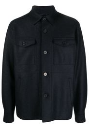 Harris Wharf London Giacca-camicia con zip - Blu