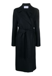 Harris Wharf London tied-waist virgin wool coat - Blu