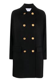 Harris Wharf London Mac virgin wool double-breasted coat - Nero