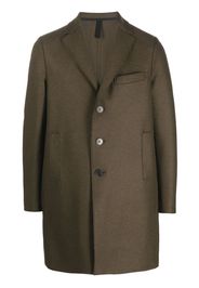 Harris Wharf London single-breasted virgin-wool coat - Verde