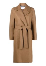 Harris Wharf London single-breasted belted wool coat - Marrone