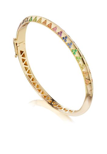 Harwell Godfrey 18K yellow gold Talisman rainbow sapphire bracelet - Oro