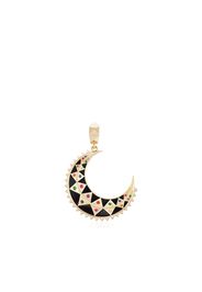 Harwell Godfrey 18K yellow gold Mini Crescent moon pendant - Oro