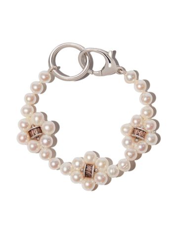 Hatton Labs freshwater pearl embellished bracelet - Bianco