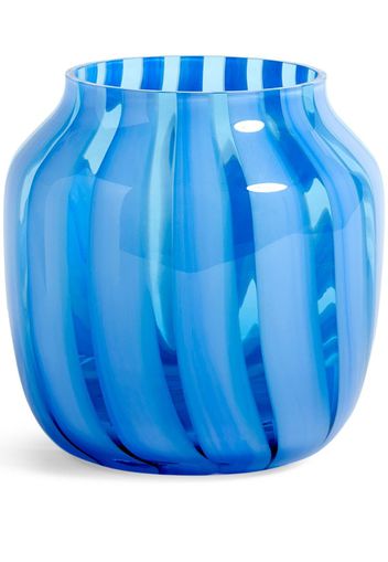 striped wide vase