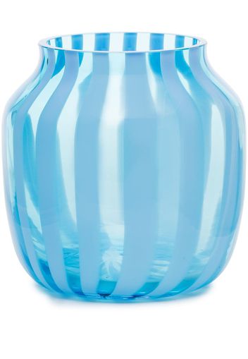 HAY Juice striped vase - Blu