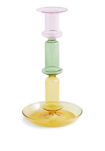 HAY Flare colour-block candle holder - Giallo