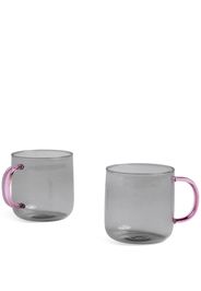 HAY Set di due tazze Borosilicate - Grigio