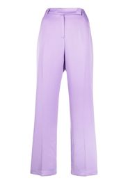 Hebe Studio high-waisted straight-leg trousers - Viola