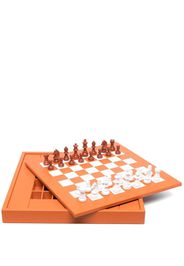 Hector Saxe leather chessboard (48cm x 48cm) - Arancione