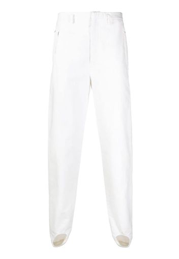 Hed Mayner slim-cut cotton trousers - Bianco