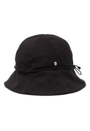 Helen Kaminski logo-charm cotton bucket hat - Nero