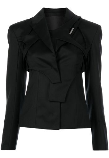 HELIOT EMIL Blazer con design a inserti - Nero