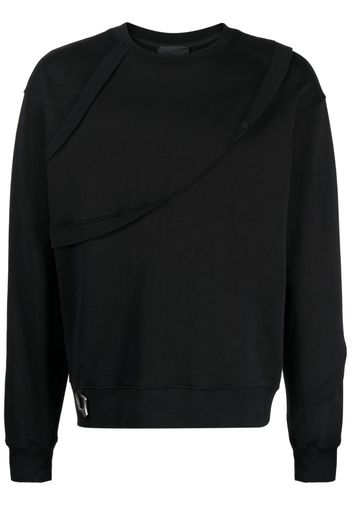 HELIOT EMIL long-sleeve cotton sweatshirt - Nero