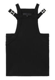 HELIOT EMIL Zephyr ribbed tank top - Nero