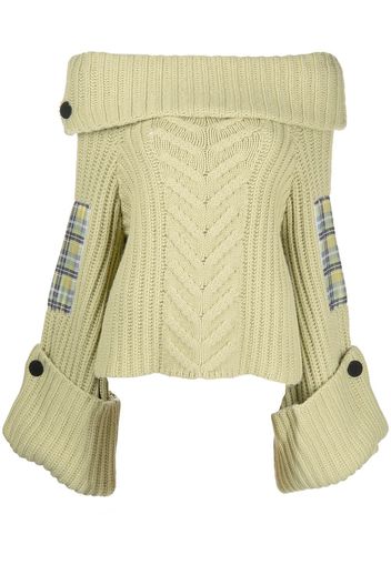 Hellessy chunky-knit roll-neck jumper - Verde