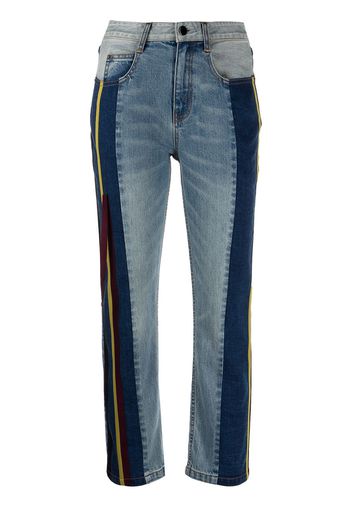 Hellessy Jeans dritti con inserti Tomo - Blu