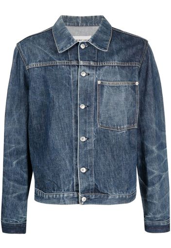 Helmut Lang Pre-Owned 1990s buttoned denim jacket - Blu