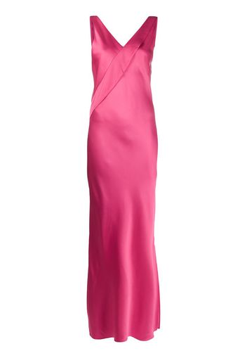 sleeveless long gown