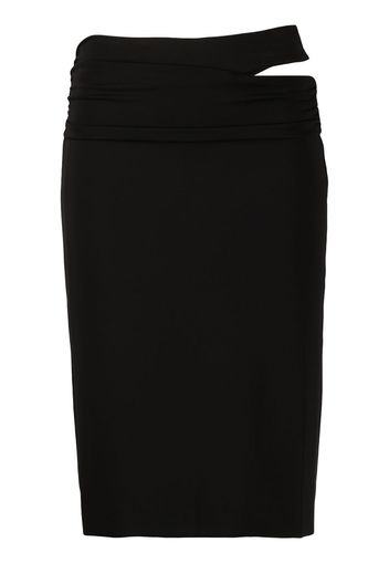 cut-detail midi skirt