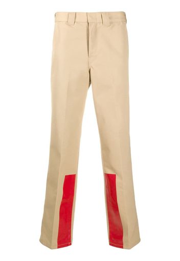 high rise straight leg trousers