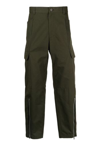 straight-leg cargo trousers